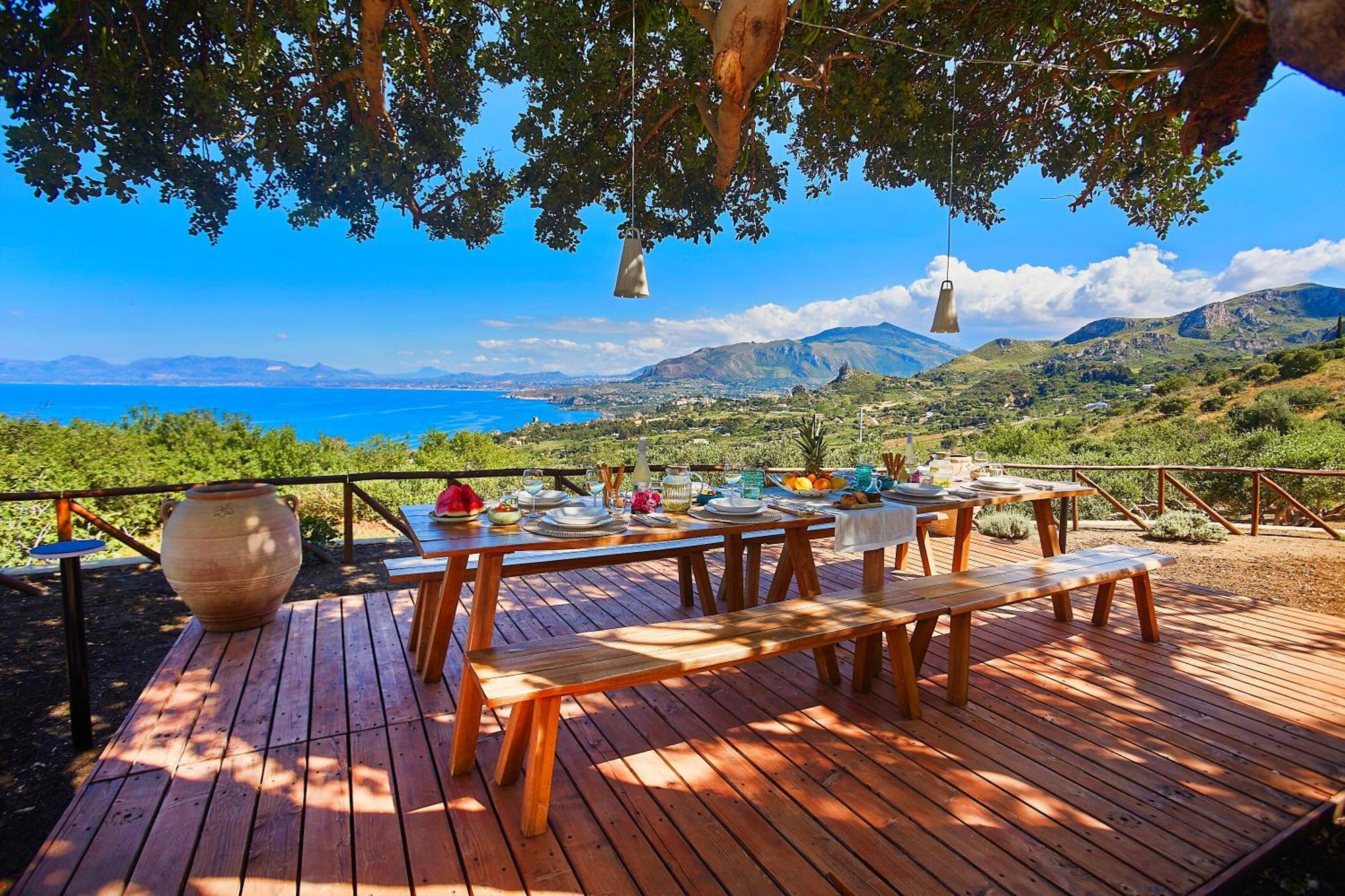 Villa Lo Zingaro - Scopello-Villas สโกเปลโล ภายนอก รูปภาพ